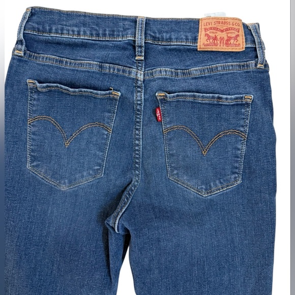 Levi's Blue Skinny Jeans with Signature Stitching Size 27 - Picture 4 of 7